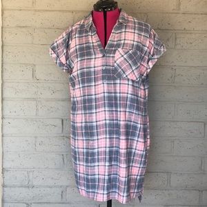 Rock & Republic Plaid Shirtdress XL